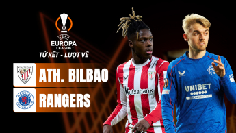 Athletic Bilbao vs Rangers - Tứ kết lượt về UEFA Europa League 2024/25