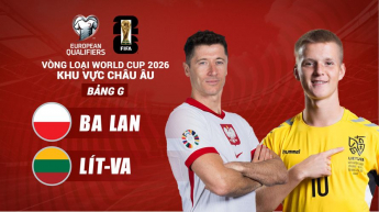 Ba Lan vs Lít-va - Vòng loại FIFA World Cup 2026 - Khu vực châu Âu