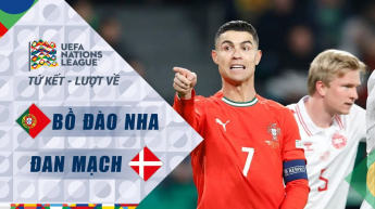 Bồ Đào Nha vs Đan Mạch - Tứ kết lượt về - UEFA Nations League 2024/25