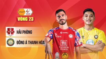 Hải Phòng vs Đông Á Thanh Hóa - Vleague 1 - Vòng 23