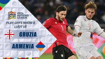 Gruzia vs Armenia - Play-off nhóm B lượt về - UEFA Nations League 2024/25