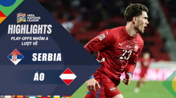 Serbia vs Áo - Play-off nhóm A - UEFA Nations League 2024/25