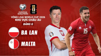 Ba Lan vs Malta - Vòng loại FIFA World Cup 2026 - Khu vực châu Âu